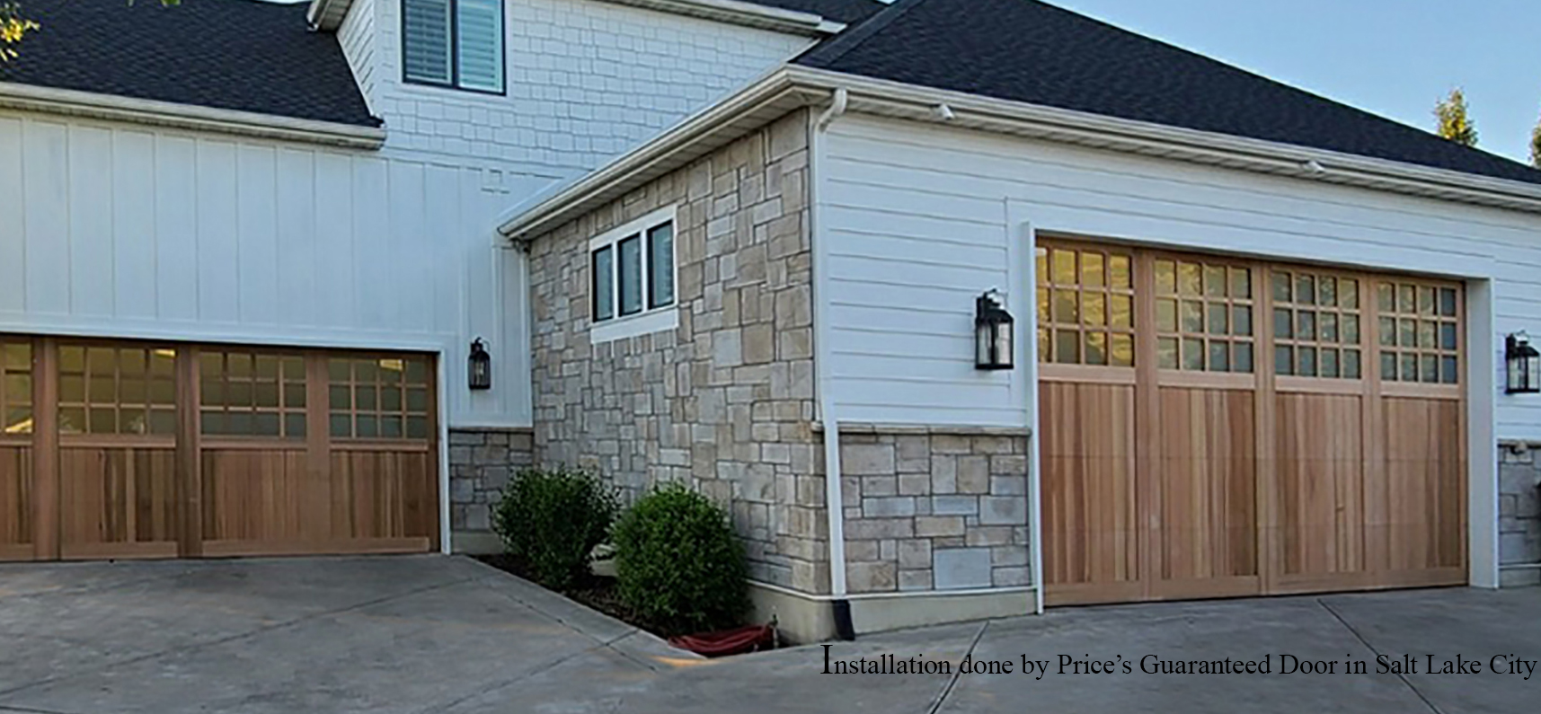 Full Custom Wood Garage Doors