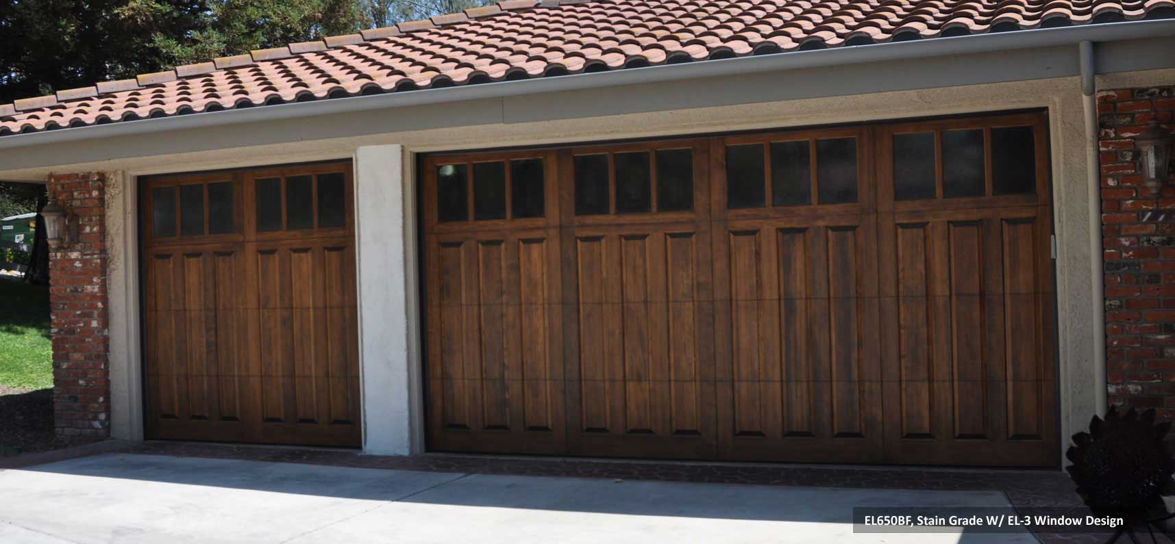 Full Custom Wood Garage Doors