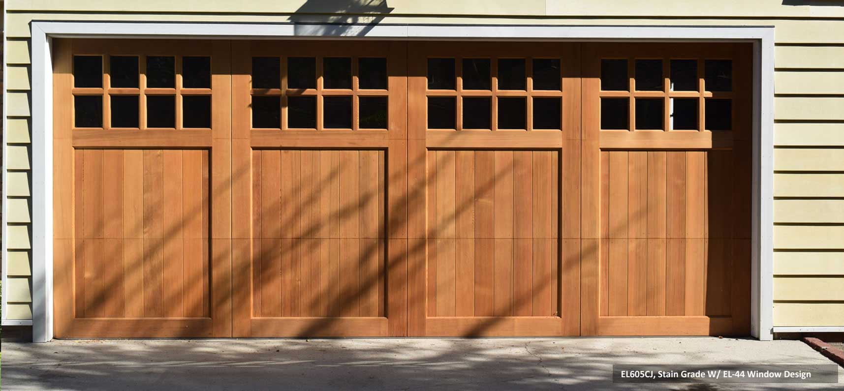 Full Custom Wood Garage Doors