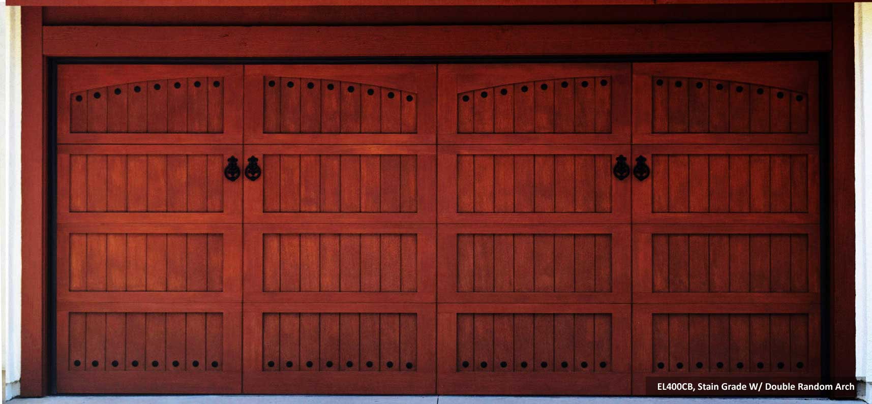 Semi-Custom Wood Garage Doors