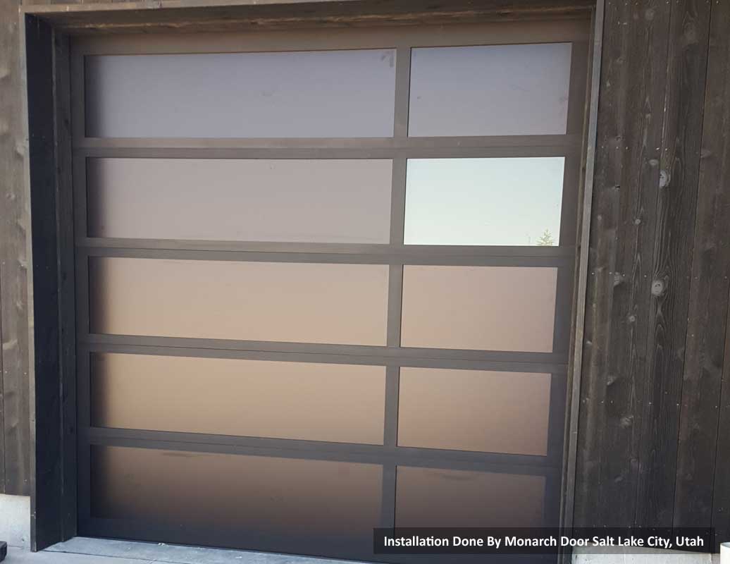 Model EL100 Full View Aluminum Garage Doors