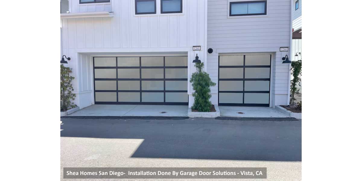 Model EL100 Full View Aluminum Garage Doors