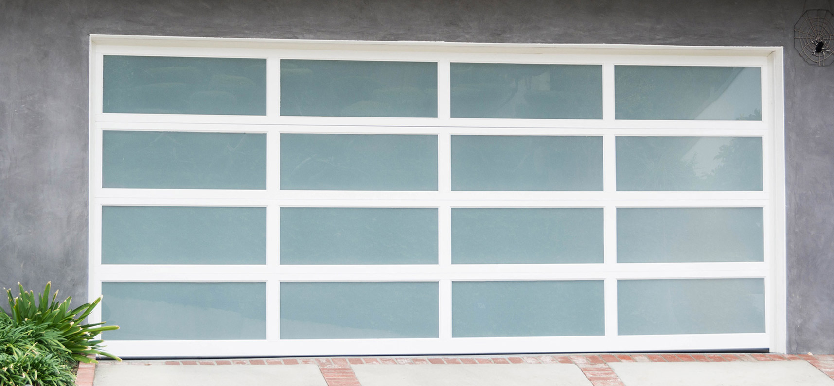 Model EL100 Full View Aluminum Garage Doors