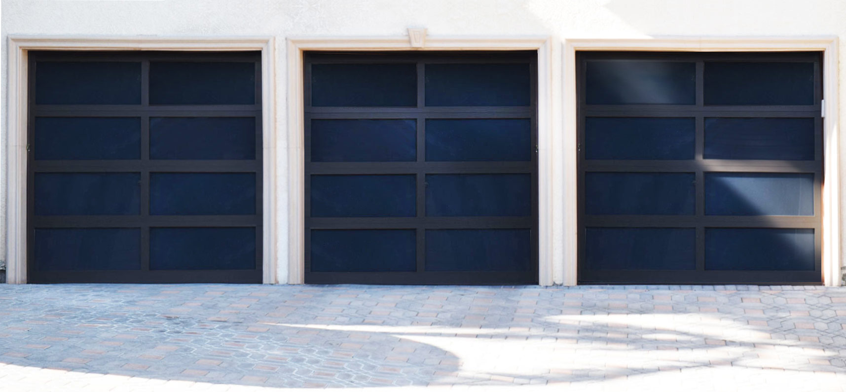 Model EL100 Full View Aluminum Garage Doors