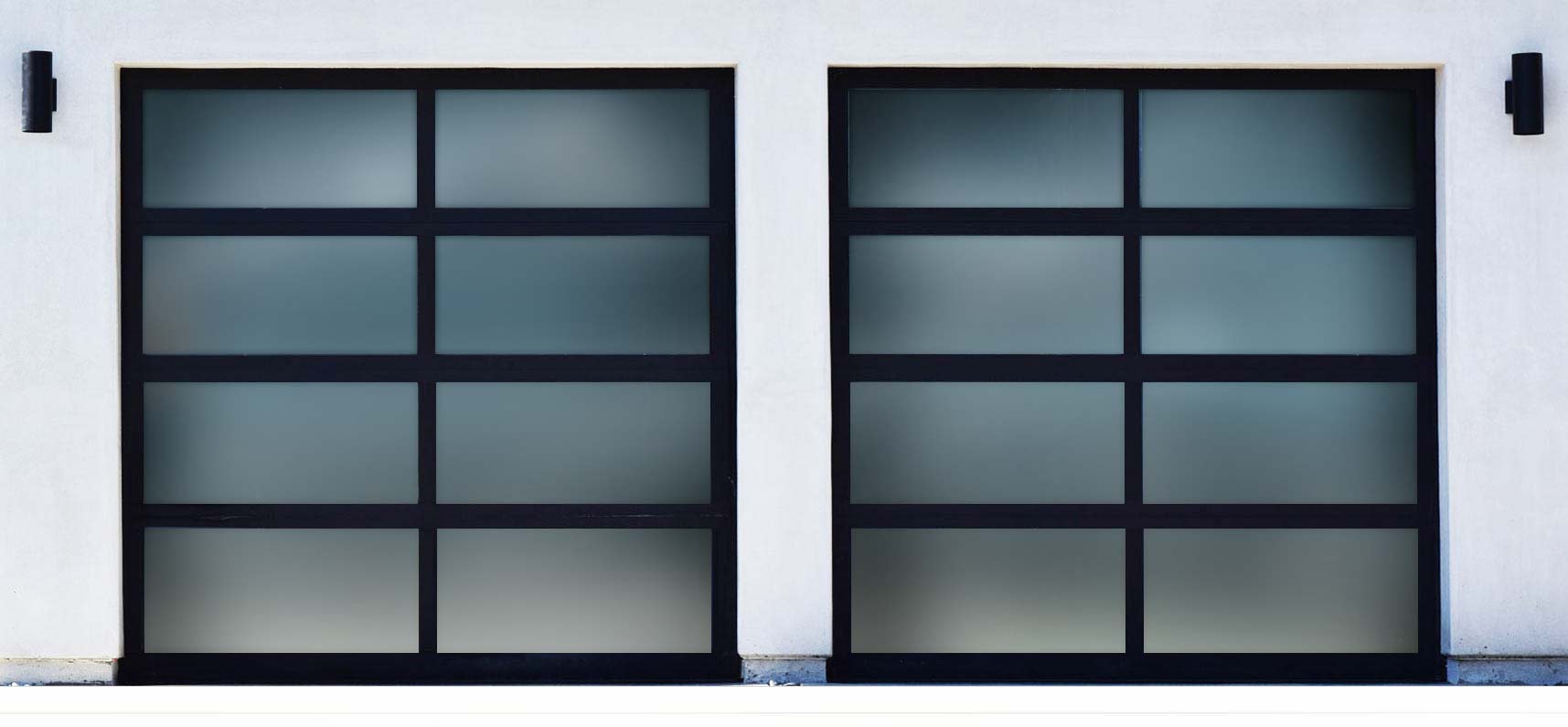 Model EL100 Full View Aluminum Garage Doors