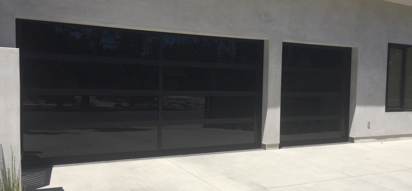 Model EL100 Full View Aluminum Garage Doors