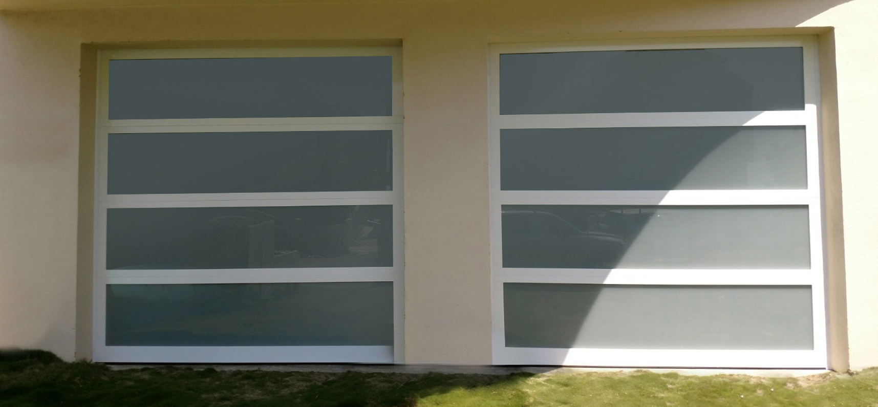 Model EL100 Full View Aluminum Garage Doors