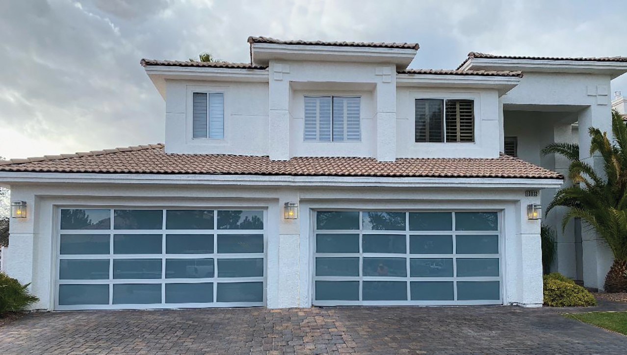 Model EL100 Full View Aluminum Garage Doors