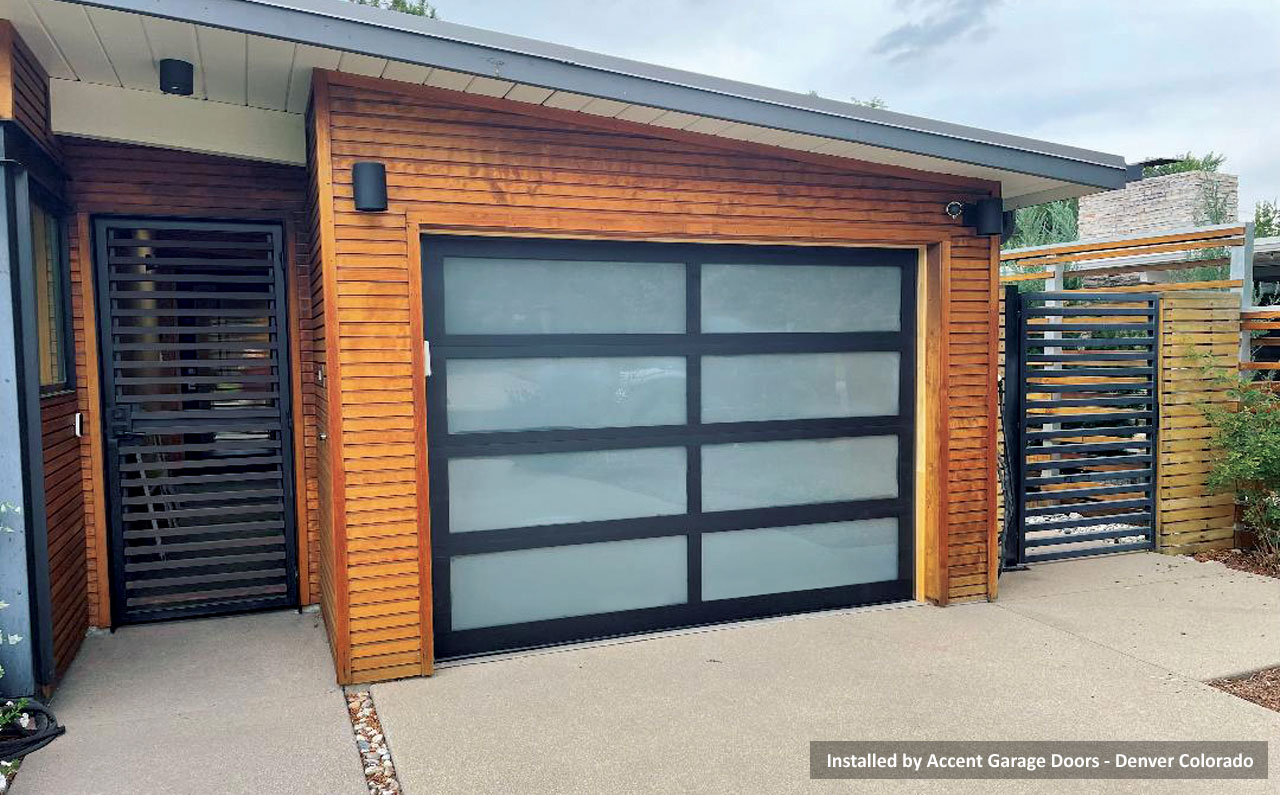 Model EL100 Full View Aluminum Garage Doors