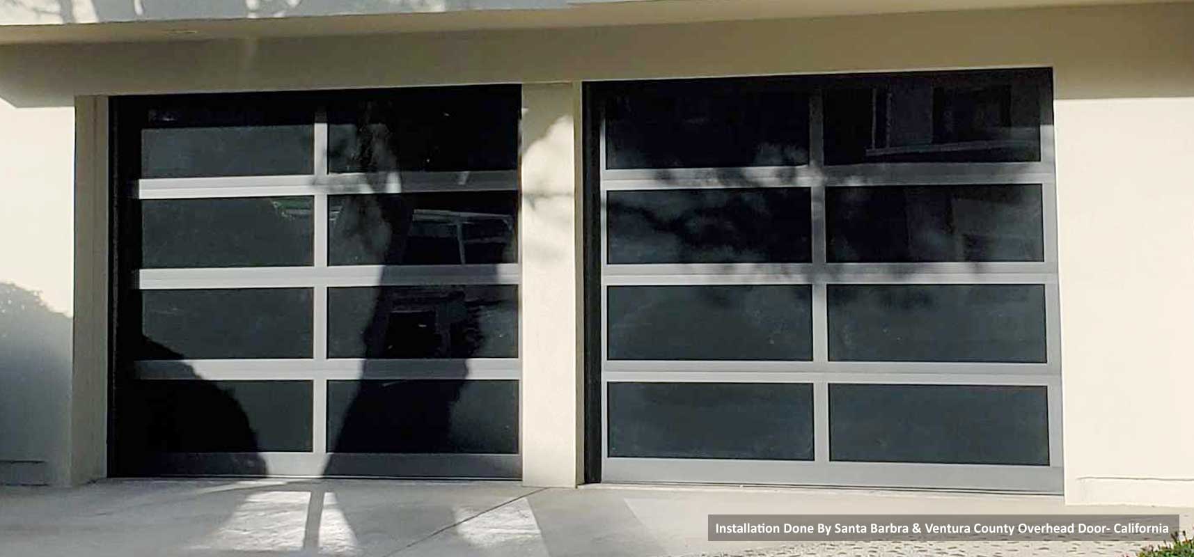 Model EL100 Full View Aluminum Garage Doors