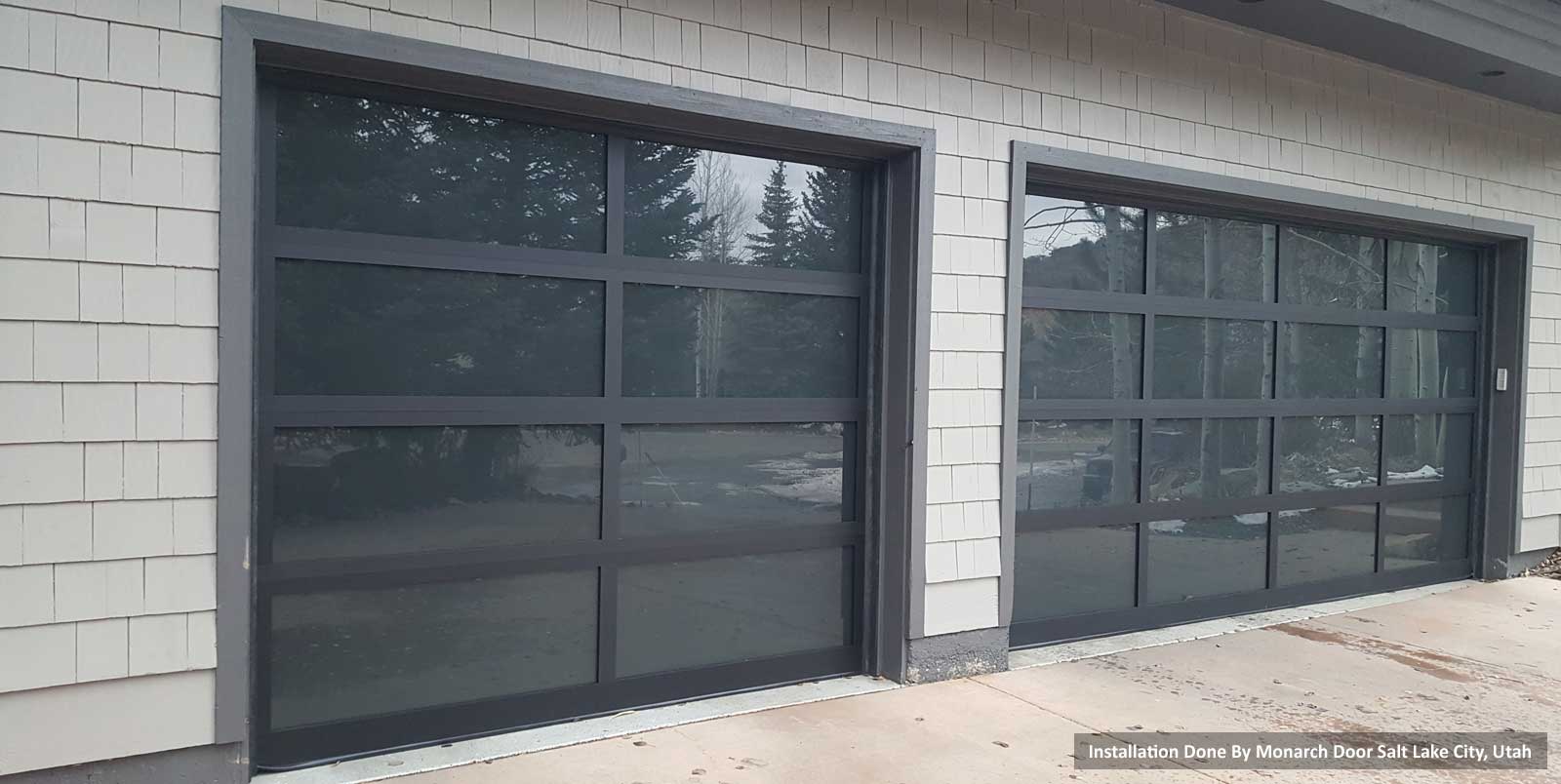 Model EL100 Full View Aluminum Garage Doors