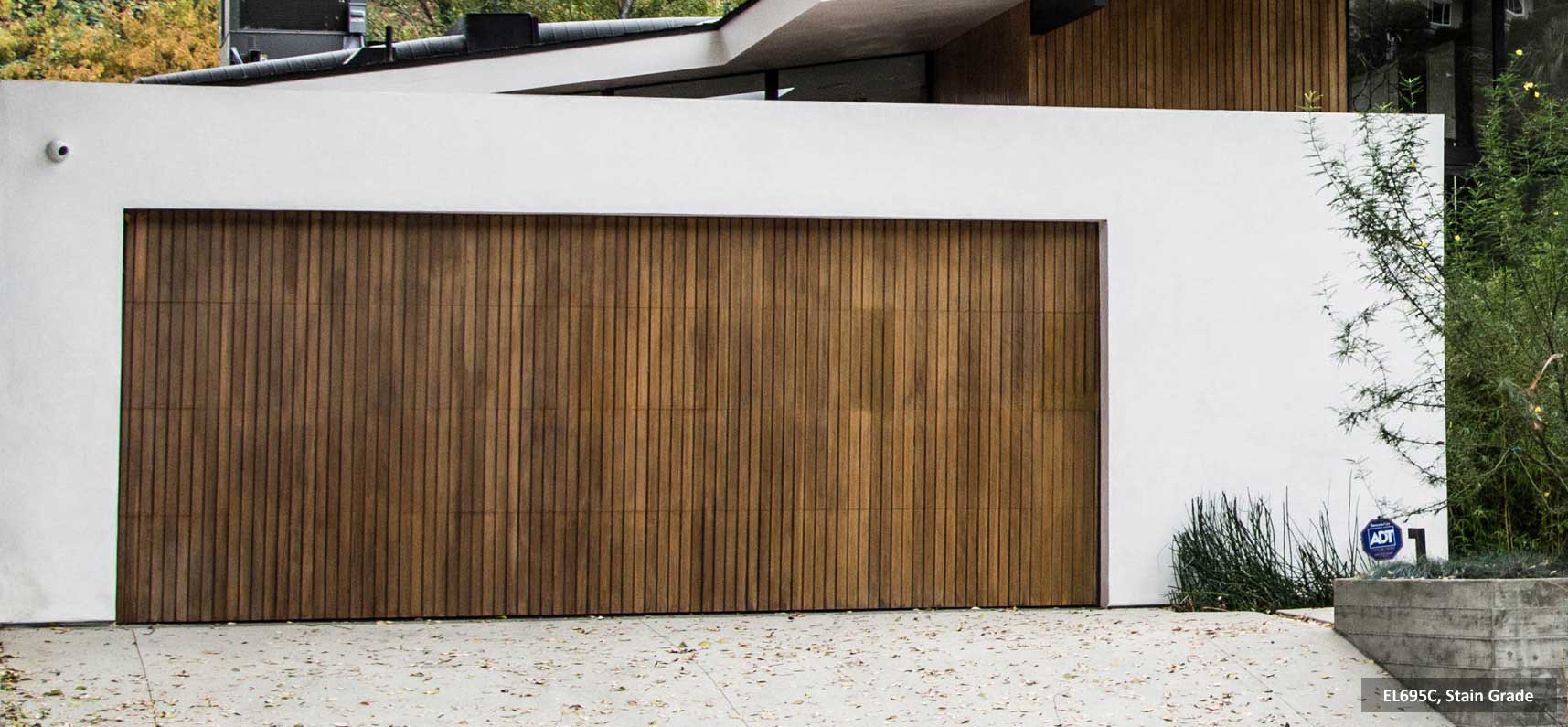 Contemporary Modern Wood Garage Doors